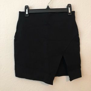 Black Envelope Skirt